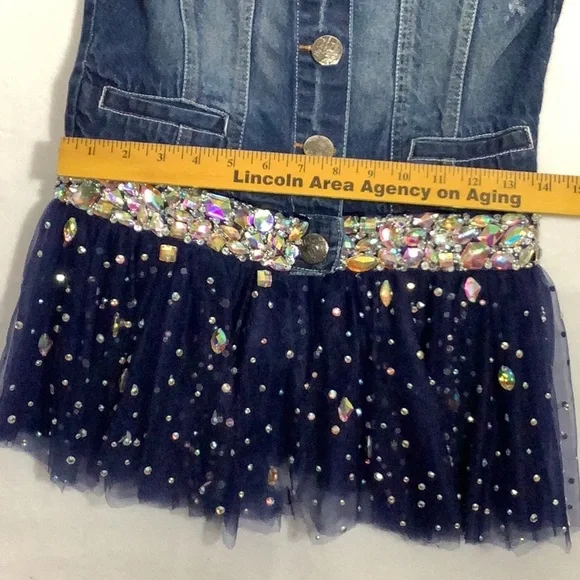 Upcycled Hybrid & Company Denim Jacket Sz S - Picture 13 of 13